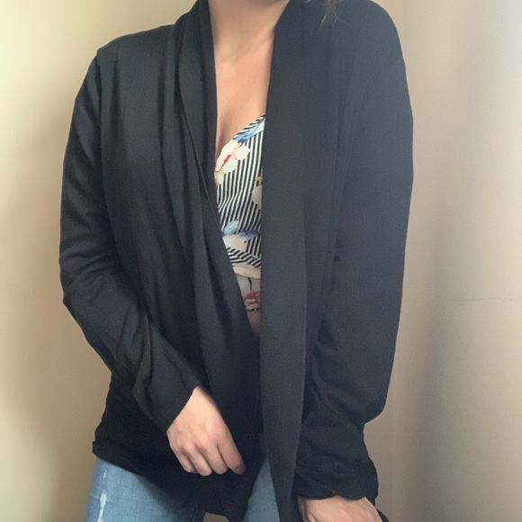 cyrus black cardigan